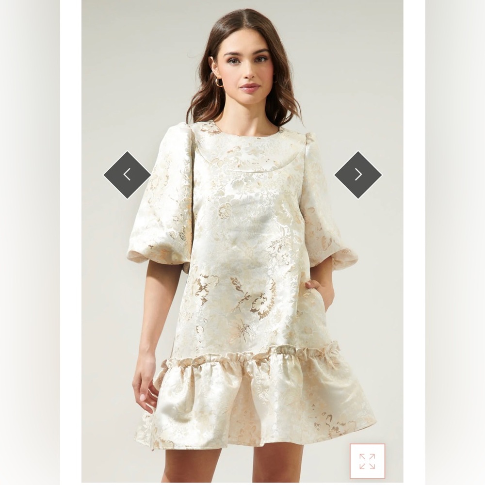 Size Medium-SUGARLIPS Jacquard Dress